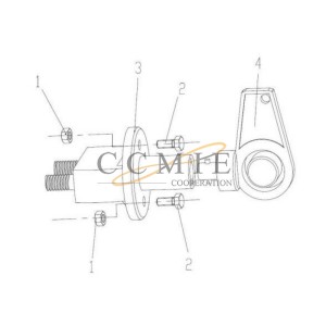 805135720 nut M6 XCMG XS143J vibratory roller spare parts