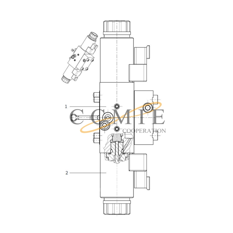 228304400 axle drive motor assembly XCMG XS135 road roller spare parts Featured Image