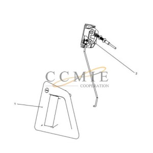 802156565 door lock assembly XCMG mining truck spare parts