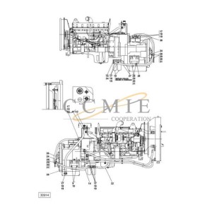 Cummins QSM11-TE32418 lubrication spare parts A40300.0400