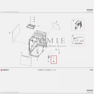 A210307000017 Nut Sany excavator spare parts