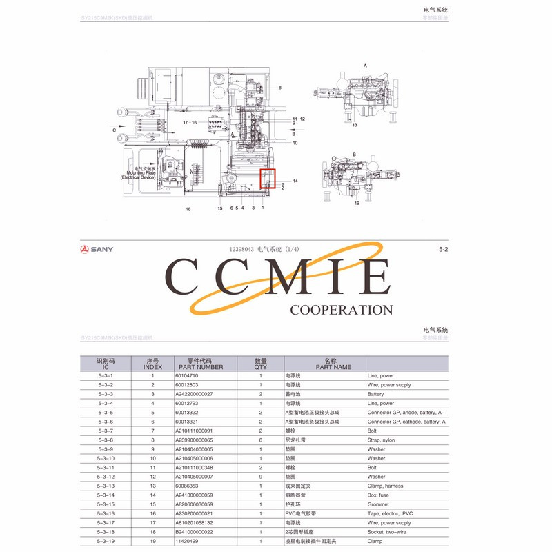 Factory wholesale  Komatsu Excavator Relief Valve  - A241300000059 Fuse box for Sany – CCMIE