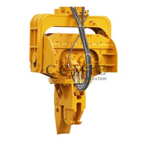 Excavator multifunctional attachment for piling