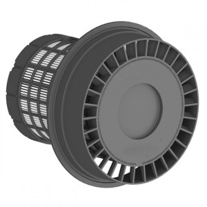 FEFF222 Recirculated Air Filter with Louvered End Cap