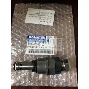 723-40-92103 PC300-7 main relief valve excavator spare parts