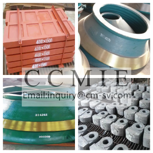 Cone crusher liner for cone crusher spare parts