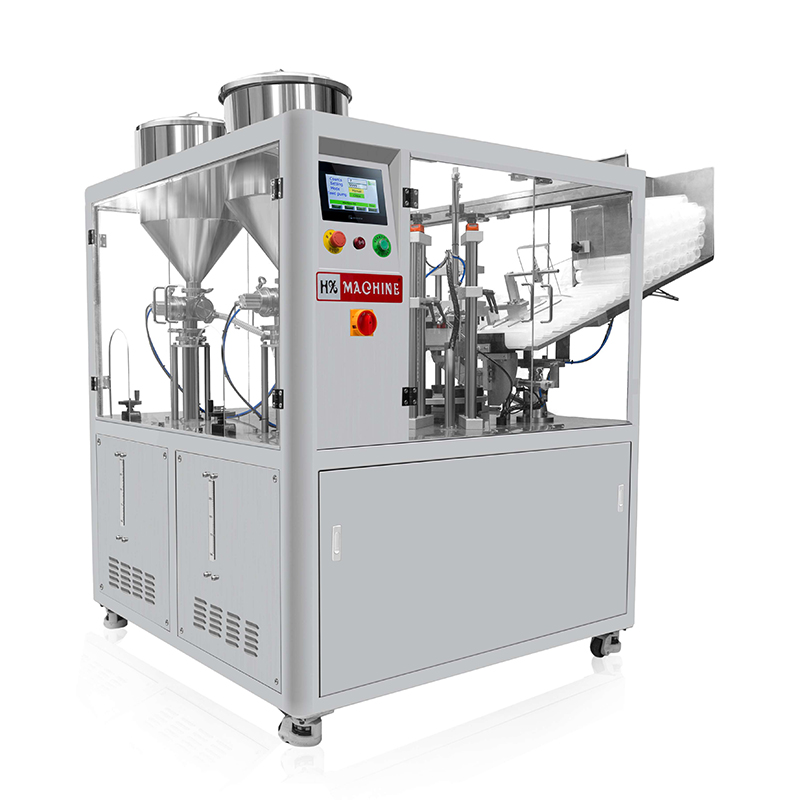 Super Lowest Price Small Size Sealing Machine - Double tube filling and sealing machine  HX-009S – HX Machine
