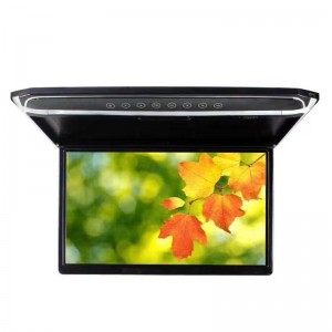 10 INCH Ceiling-mounted flip-down multimedia player with an HD 1080p 19.5-inch LCD screen