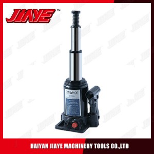 Factory source China Double RAM Hydraulic Bottle Jack with Safety Valve
