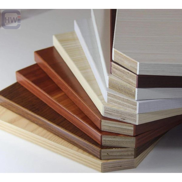 HW 1220mmx2440mm High Grade Melamine Faced Plywood for Furniture and Cabinet Featured Image