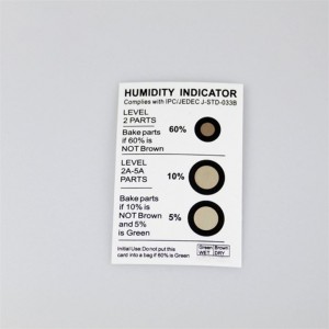3 Dots Cobalt Free Humidity Indicator Card