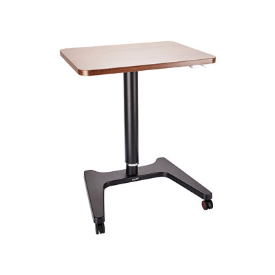 Black Walnut Plain Pneumatic adjustable desk