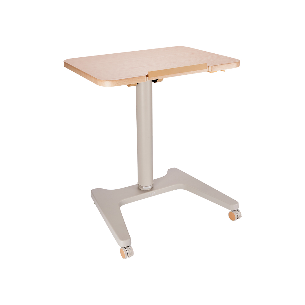 pneumatic foldable adjustable desk
