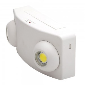 Bijelo integrirano LED svjetlo za hitne slučajeve s 2 svjetla
