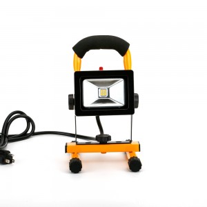 Lumină de lucru portabilă cu LED AC, rezistentă la apă, de 10 W