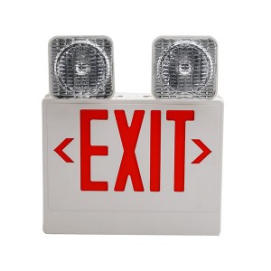 Hardwired Red-Green LED Combo Exit Sign Emergency Light