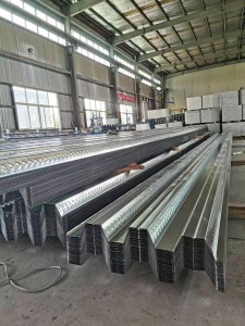 Open floor bearing plate hot-dip galvanized profiled steel plate YX75-298-880 building bearing plate