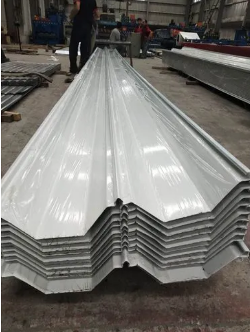 Concealed plate HV-666 model YX114-333-666 fluorocarbon coated large-span roof color steel plate