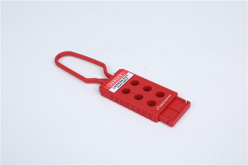 China Wholesale Loto Steps Manufacturers - High Quality Insulated Shackle Nylon Lockout Tagout Hasp Lock NH01 – Nanbowan