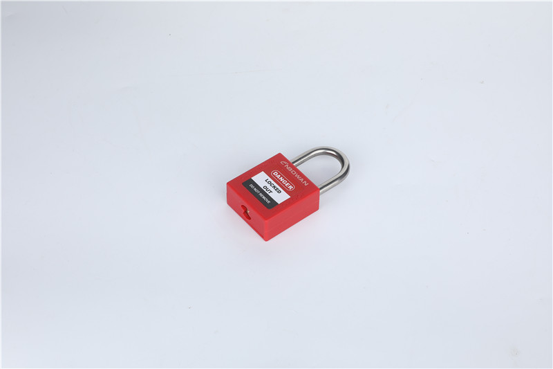 China Wholesale Osha Loto Requirements Factories - Mini Plastic Body Steel Shackle Safety Padlock PS25S – Nanbowan