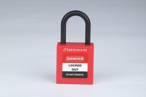 China Wholesale Safety Lockout Box Factories - Mini Plastic Body Safety Padlock PS25P – Nanbowan