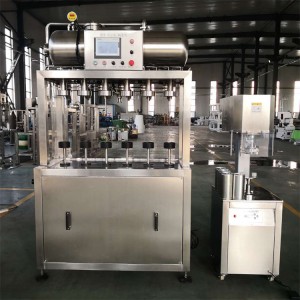 Semi-automatic Beer Can Filling And Capping Machine