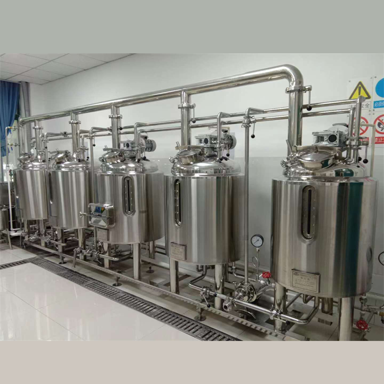Five Vessel Brewhouse System For Craft Beer Brewing Production Line Featured Image