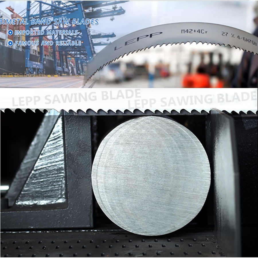LEPP- High precision double metal band saw blade, Tony is Kriging (Ji’nan) saw industry and German SAP companies work closely with Wes, ladder and Duro-Biflex double metal band ( (3)