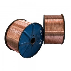 15% Cu Copper Clad Aluminum Wire For Surface Braided Shielding Wire