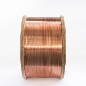 20% Cu Copper Clad Aluminum Wire For Parallel Double Core Telephone Line Conductor