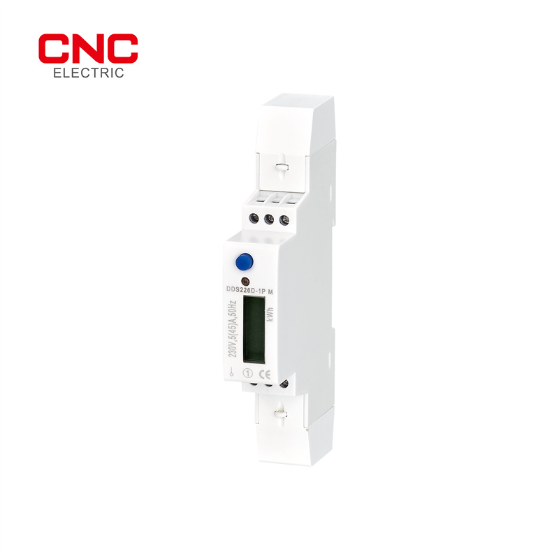China Beat 32a Contactor Companies –  DDS226D-1P M Din-rail Single-phase Meter – CNC Electric