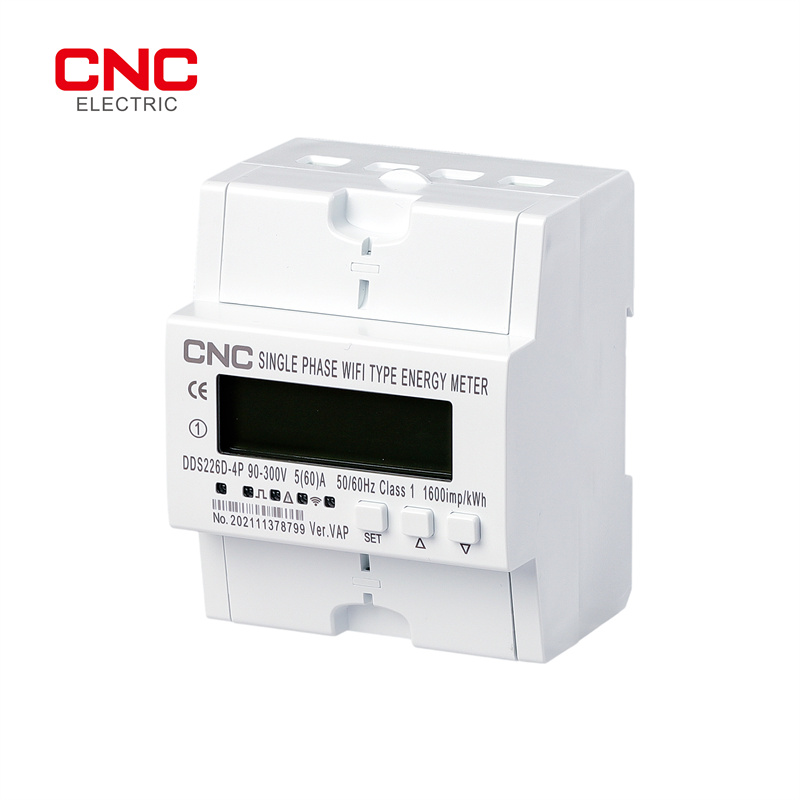 China Beat Mccb Microprocessor Based Factory –  DDS226D-4P WIFI Din-rail Single-phase Meter – CNC Electric