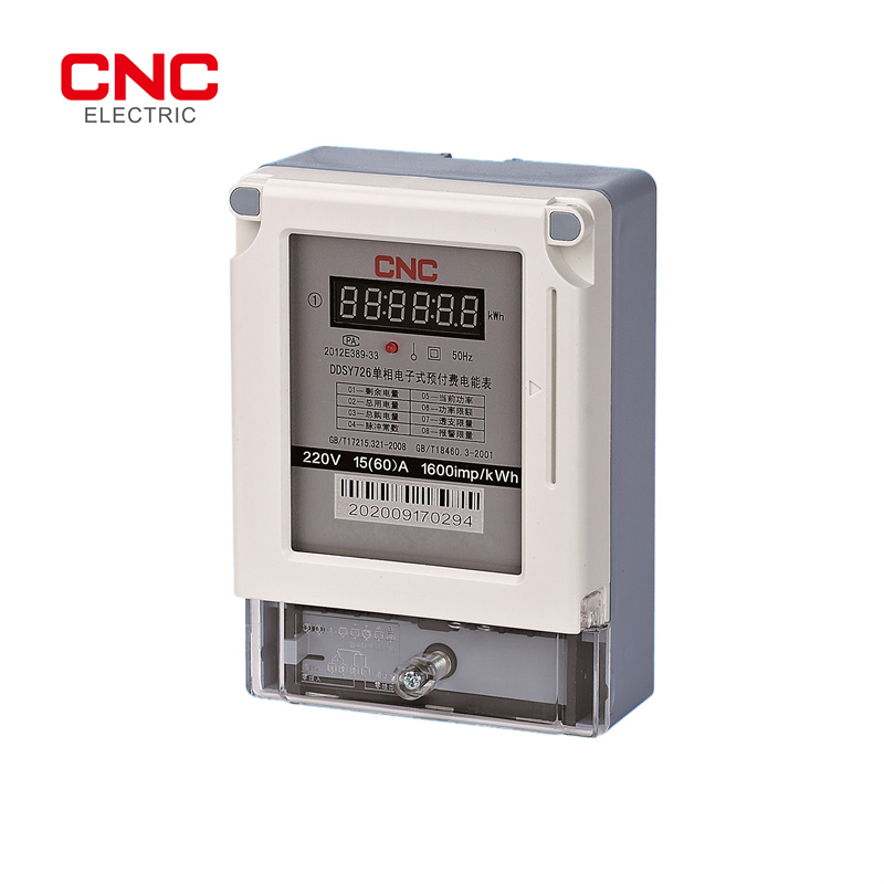 China Beat 500a Mccb Factory –  DDSY726 Single Phase Prepayment Watt Hour Meter – CNC Electric