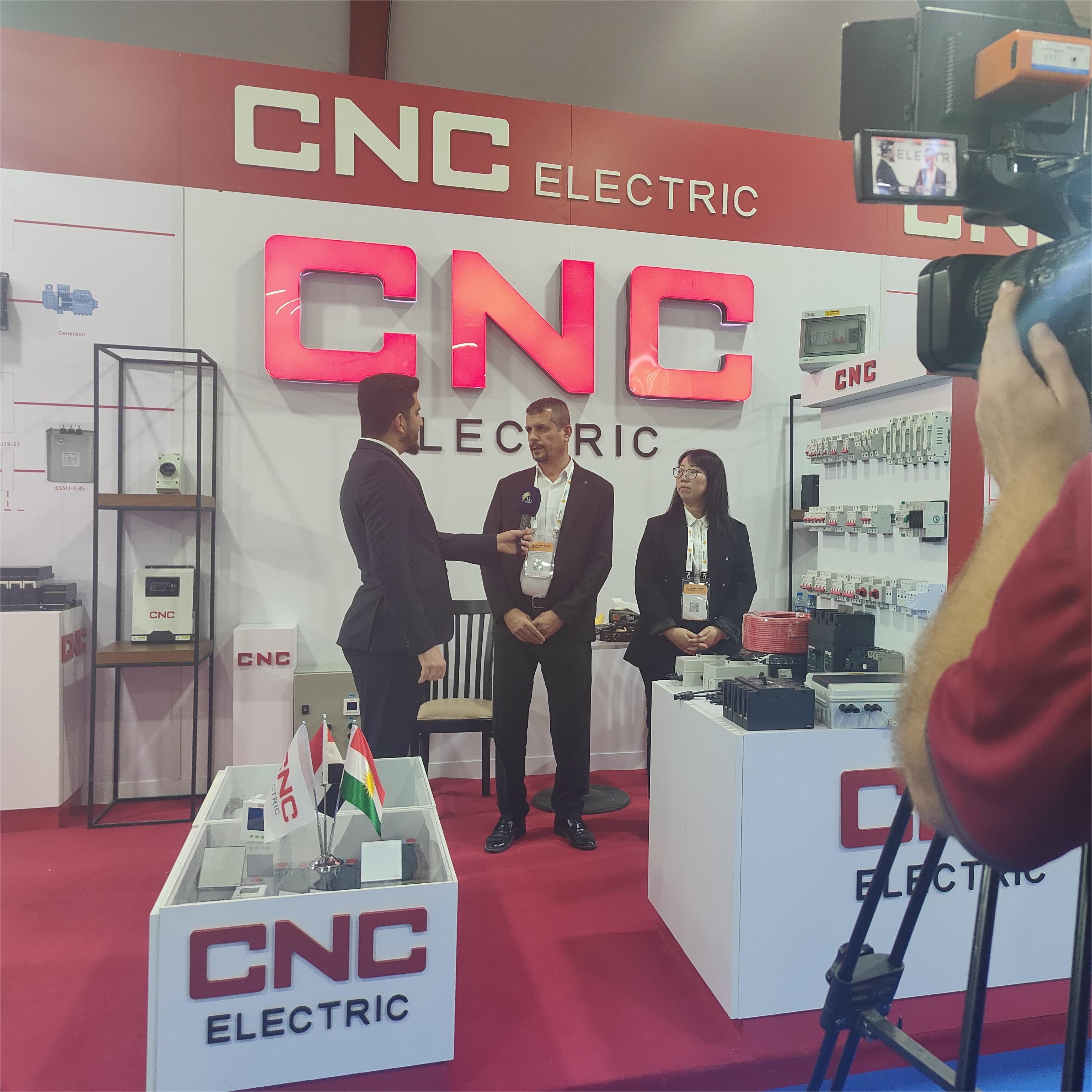 CNC | The Booth of CNC Electric in Construct Iraq