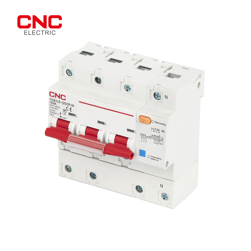 China Beat 63amp Contactor Factory –  YCB1LE-125 RCBO Electronic – CNC Electric