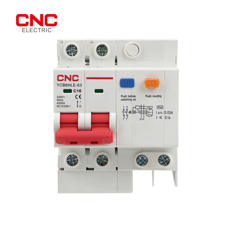 China Beat Brass Wall Switches Companies –  YCB6HLE-63 RCBO Electronic – CNC Electric