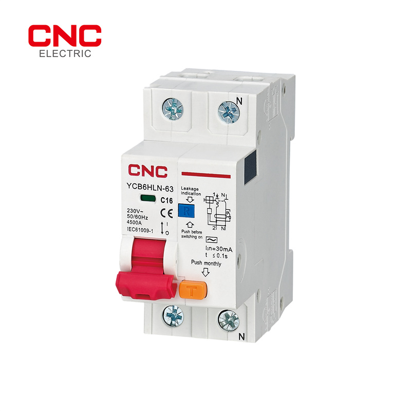 China Beat 2p Changeover Factory –  YCB6HLN-63 RCBO Electronic – CNC Electric