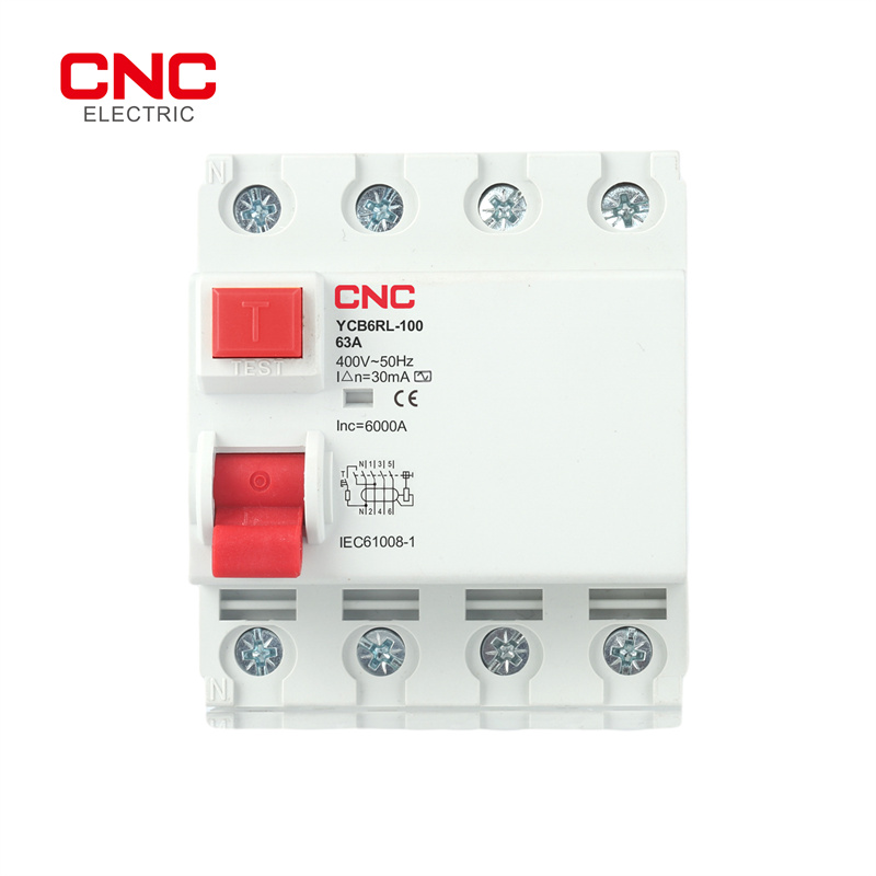 China Beat 30a Mcb Company –  YCB6RL-100 RCCB Electromagnetic – CNC Electric