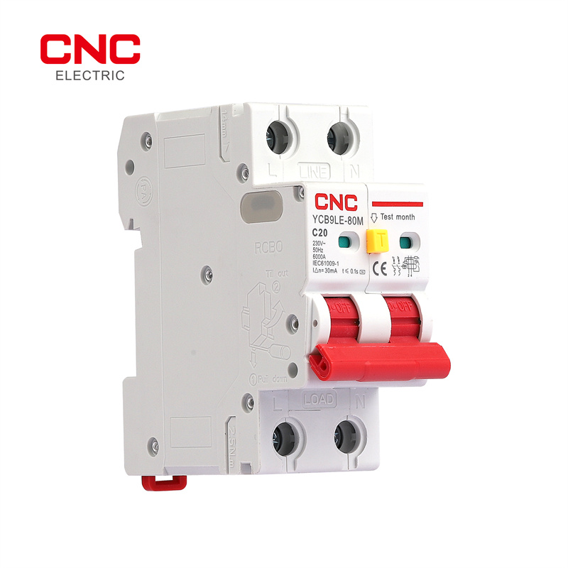 China Beat In Wall Zigbee Switch Company –  YCB9LE-80M RCBO Electronic – CNC Electric
