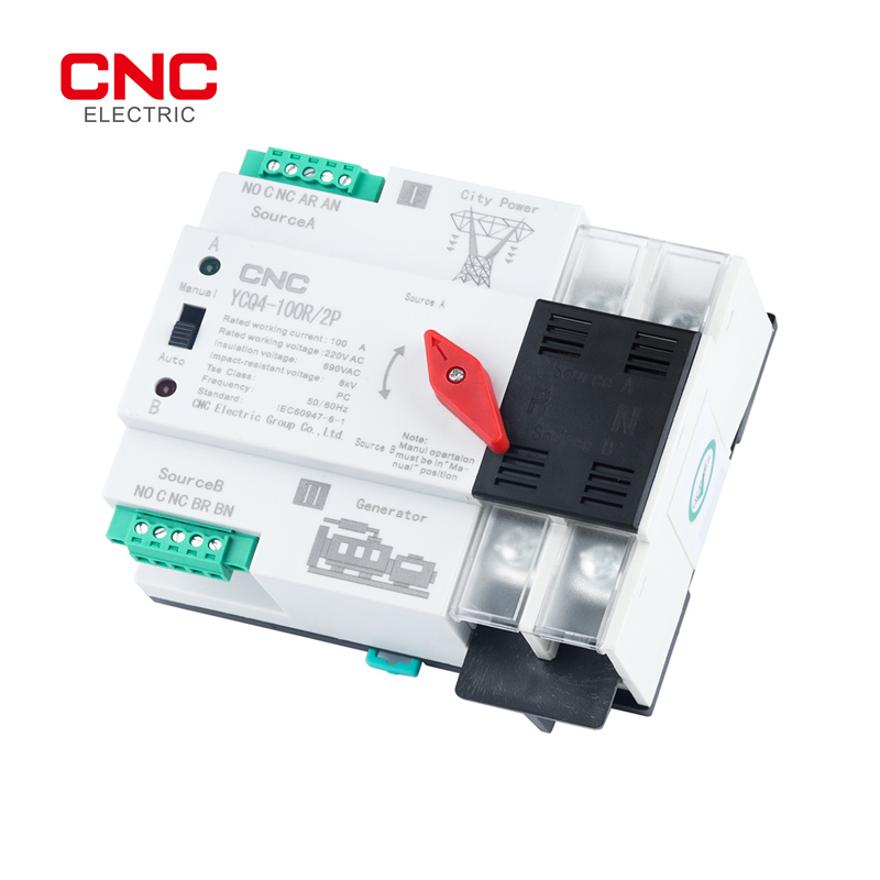 China Beat 3p 40a Contactor Factory –  YCQ4E/YCQ4R PC type Automatic Transfer Switch – CNC Electric