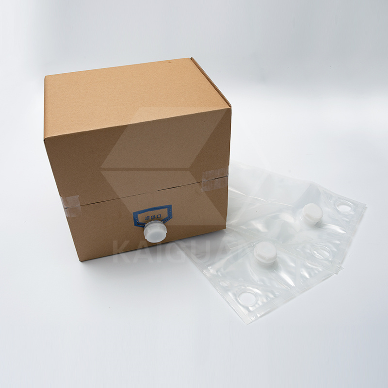 Wholesale Dealers of Medical Gel Cubitainer – Plastic package liquid fertilizer bag in box with vent cap – Kaiguan