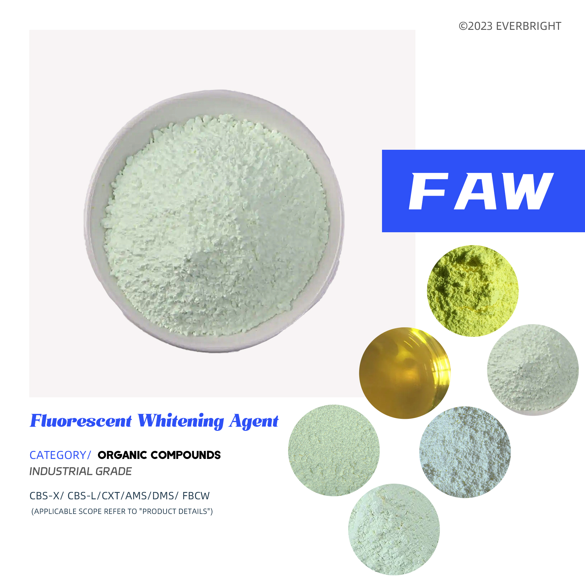 Fluorescenční bělicí činidlo (FWA)