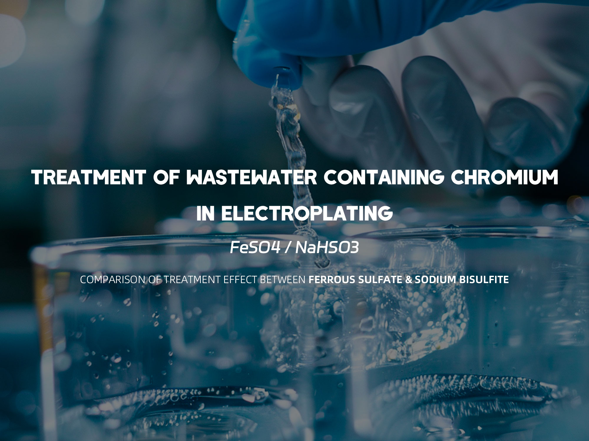 Treatment of wastewater containing chromium in electroplating