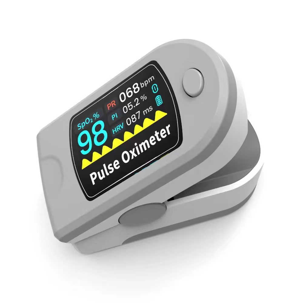 finger pulse oximetry to quickly test blood oxygen saturation Spo2
