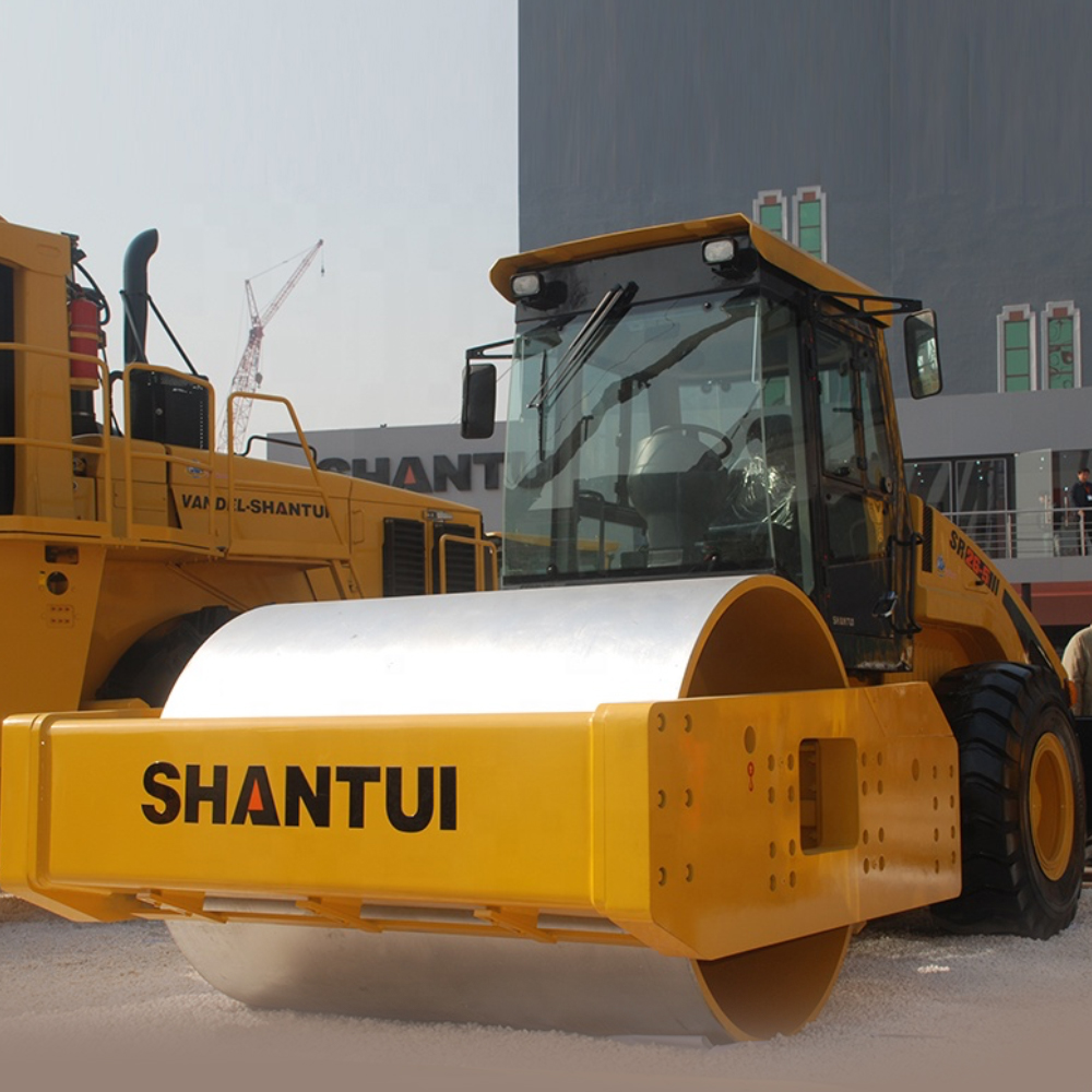 Shantui 26 ton SR26-5 compactor MachineOfficial single drum vibratory road rollers