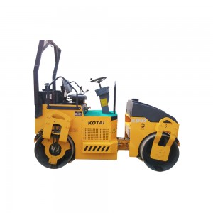 Excellent quality Tandem Vibratory Roller - KOTAI 3ton KD03 Fully Hydraulic Small Steel Wheel Roller – China Construction
