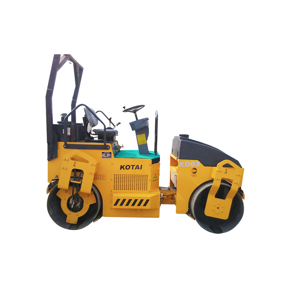 Excellent quality Tandem Vibratory Roller - KOTAI 3ton KD03 Fully Hydraulic Small Steel Wheel Roller – China Construction