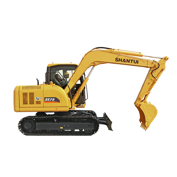 Shantui  SE75 7 ton  hydraulic small crawler excavator with grab price for sale