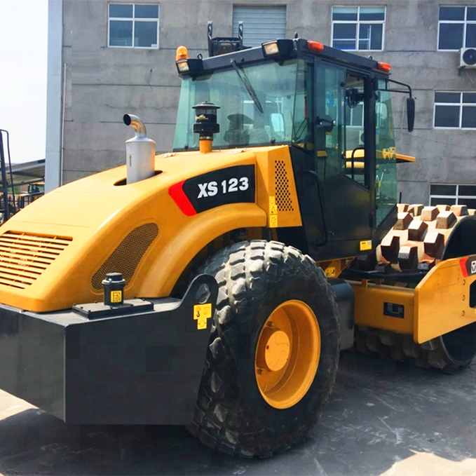XCMG XS123H 12 ton  new vibratory road roller soil compactor machine