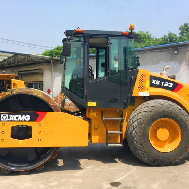 XCMG XS123H 12 ton  new vibratory road roller soil compactor machine